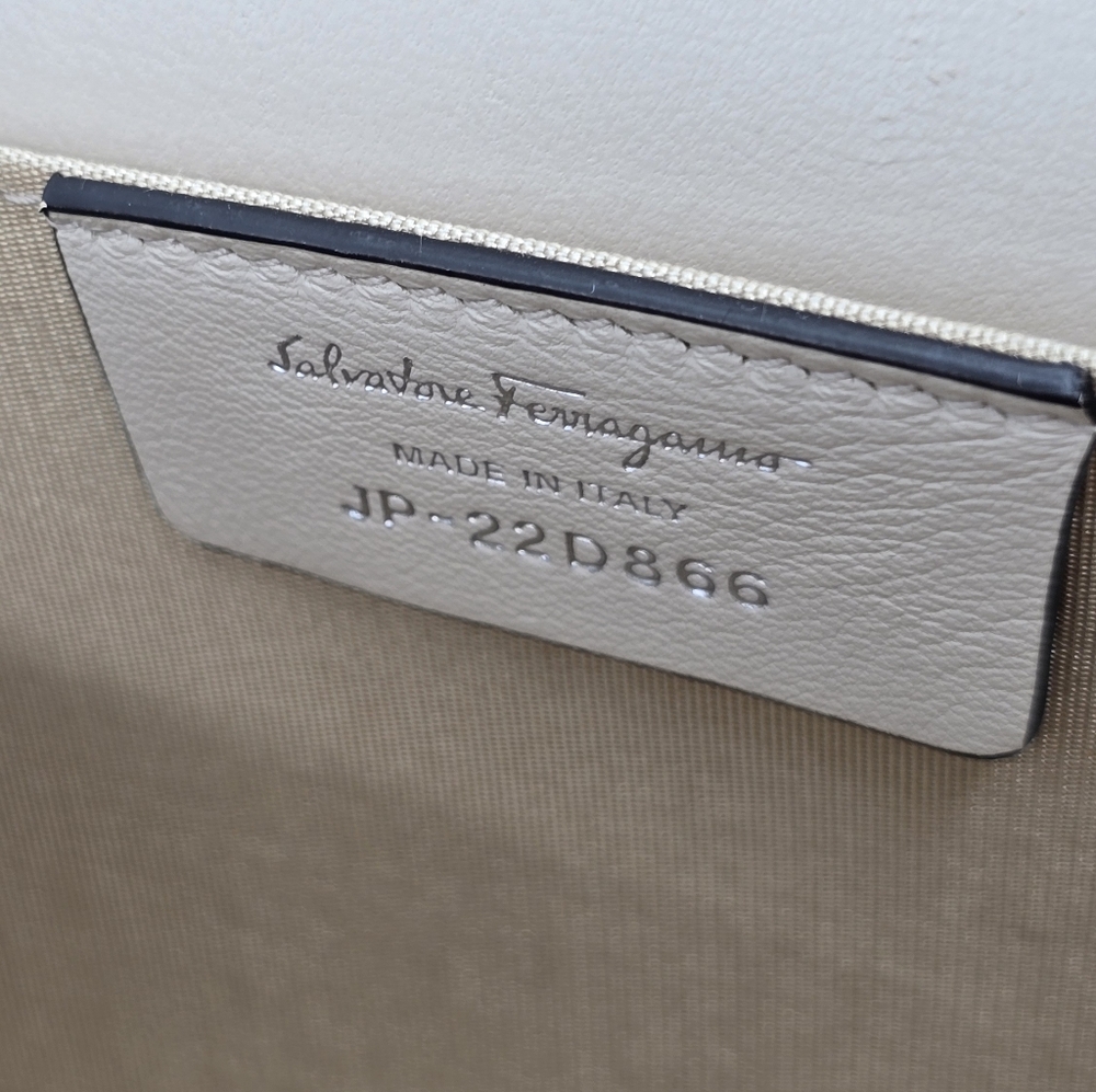 Salvatore Ferragamo Gancini Top Handle Bag - Picture 13 of 16